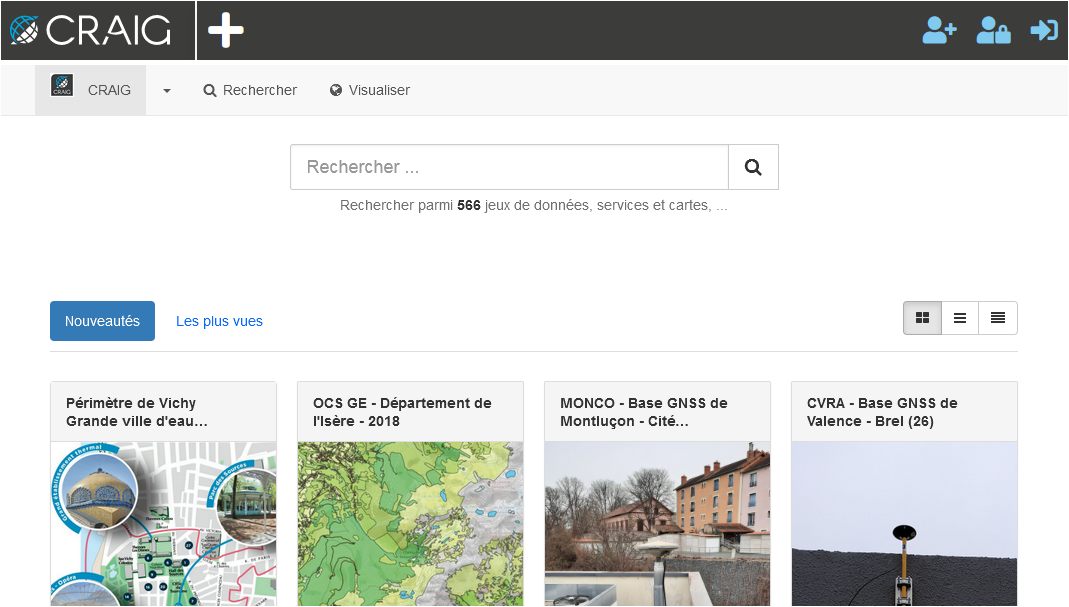 Catalogue - Geonetwork