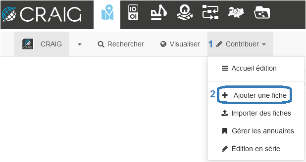 Ajouter une fiche