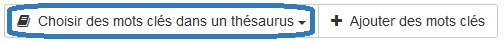 ajout thesaurus