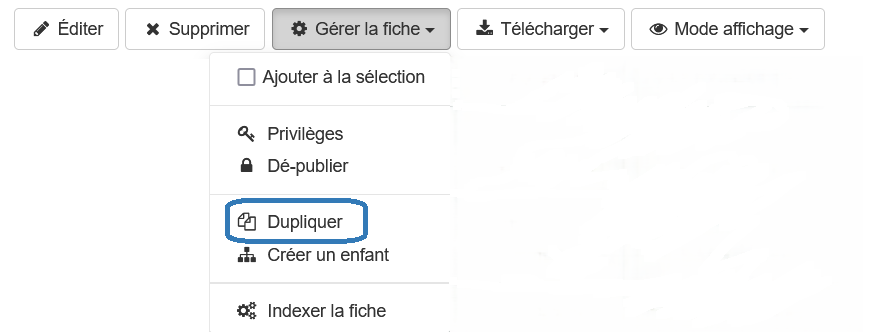 dupliquer