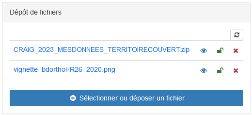 depot fichier